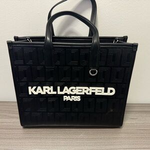 Karl Lagerfeld Black Tote Bag